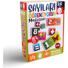 Zoe Sayıları Öğreniyorum Puzzle Seti 45 Parça (Okul Öncesi)