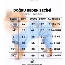 Pettrend Garfield Kedi Köpek Tulumu Kedi Köpek Kıyafeti Penye Tulum Köpek Pijama Köpek Giysisi