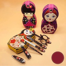 Danlu Matryoshka Bebek3 6 Adet/takım Manikür Tırnak Makası Rus Bebek Pedikür Tırnak Aracı Seyahat Seti Clipper Bakım Clipper Bakım Taşınabilir Tırnak Ucu Kesici (Yurt Dışından)