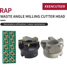 2Liyao APMT1135-H2 YZ5115 Yok Kesici Kafa Rap 300R 50-22-4t 400R 63-22-4t 400R 80-27-5t 75 Derece Pozitif Kafa 25.4 50MM APMT1135/APMT1604 Cnc Freze Kesici Yüzey Frezesi (Yurt Dışından)