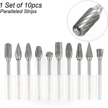 2Liyao Paralel Şeritler 3*6mm Metal Çizim Tungsten Karbür Freze Kesici Döner Aracı Çapak Cnc Gravür Aşındırıcı Aletler Metal Işleme Freze Parlatma (Yurt Dışından)