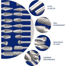 2Liyao Paralel Şeritler 3*6mm Metal Çizim Tungsten Karbür Freze Kesici Döner Aracı Çapak Cnc Gravür Aşındırıcı Aletler Metal Işleme Freze Parlatma (Yurt Dışından)