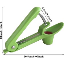 Yeşil Paslanmaz Çelik Kiraz Pitter Aracı Kilit Tasarımlı Zeytin Kiraz Tarih Meyve Tarağı Meyve Çekirdeği Tohum Sökücü Mutfak Aletleri (Yurt Dışından)