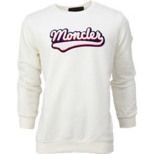 Ottoland Erkek Mevsimlik Monch  Pamuklu Kumaş İki Iplik Sweatshirt Logolu Model Regular Fit