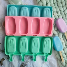 013 Yeşil Silikon Popsicle Kalıp Dondurma Kalıp Yaz Dıy Ev Yapımı Buz Küpü Tepsi Buz Pop Blok Dondurucu Meyve Suyu Tatlı Yapımcısı Aracı (Yurt Dışından)