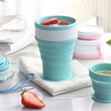 GREY-1PC-100ML Katlanır Silikon Bardak Kahve Kupaları Seyahat Katlanabilir Silikon Bardaklar Taşınabilir Handcup Geri Çekilebilir Gıda Sınıfı Katlanabilir Su Bardakları (Yurt Dışından)