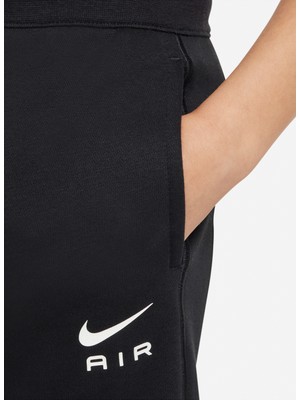 Nike Siyah Erkek Çocuk Lastikli Düz Eşofman Altı DQ9106-010 K Nsw Nıke Aır Pant