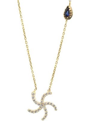 925 Ayar Gümüş Deniz Yıldızı Kolye