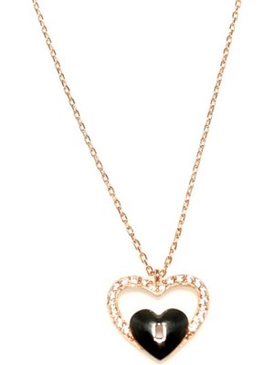 925 Ayar Gümüş Kalp Anahtar Kolye