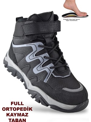 Pinokyo Everest Ortopedik Cırtlı Unisex Çocuk Bot Ayakkabı Çocuk Outdoor Bot