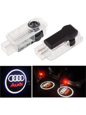 İmza Audi A5 Kapı Altı LED Logo Araca Özel