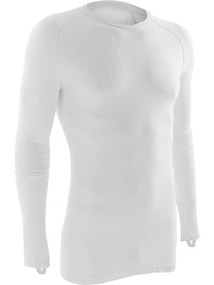 Decathlon Kipsta Yetişkin Uzun Kollu Termal Içlik - Beyaz - Yetişkin - Keepdry 500