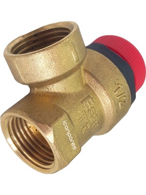 Villant Uyumlu CombIcompact VCW 240 T 3 Bar 1/2 Emniyet Ventili