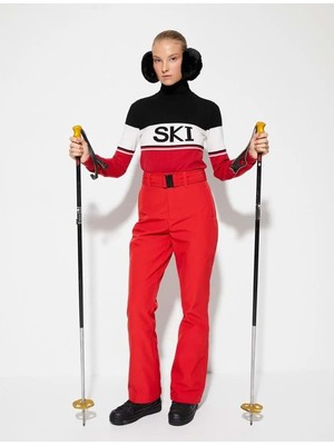 Koton Kadın Giyim Kazak - Koton - 4WAK90358HT - Kırmızı - Xs
