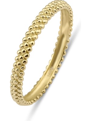 Kairos Jewelry 14 Ayar Altın Mini Baloncuk Yüzük KRS127-14GR