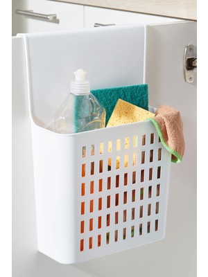 Gondol Shuttle Asılabilir Dolap Düzenleyici Sepet - Beyaz