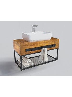 Ntconcept Are Masif Ahşap Lavabo Dolabı Hilton