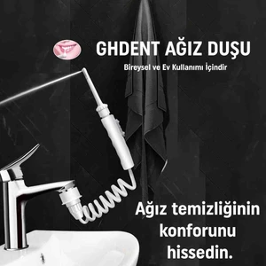 GH15 3 Başlıklı Manuel Ağız Duşu – Askılıklı, Haznesiz ve Şarj Gerektirmez

