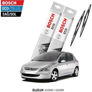 Peugeot 307 2004 Model Silecek Takımı Bosch Eco (Telli)