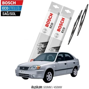 Hyundai Accent 2002 Model Silecek Takımı Bosch Eco (Telli)
