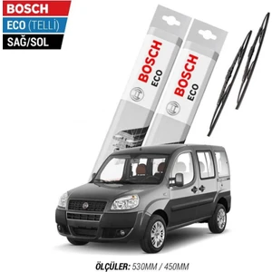 Fiat Doblo 2006 Model Silecek Takımı Bosch Eco (Telli)