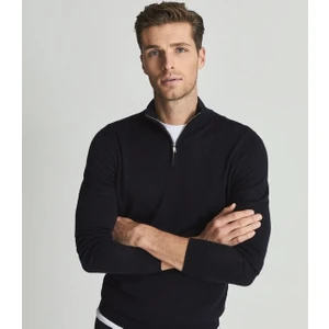 New Cabin Yarım Fermuarlı Kışlık Şardonlu Pamuklu Sweatshirt