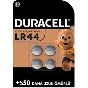 Duracell LR44/AG13 Pil 4lü