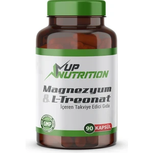 Up Nutrition Magnezyum Magnesium L-Threonate Vejeteryan 90 Bitkisel Kapsül Magnezyum L-Treonat