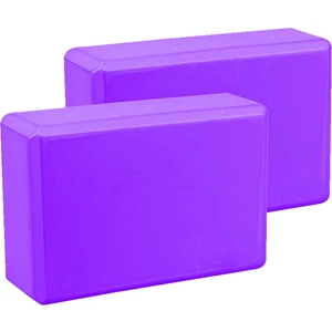 Çift Yoga Blok 2 Adet Eva Yoga Bloğu 2 Li Yoga Block Yoga Duruş Destek Köpüğü Mor
