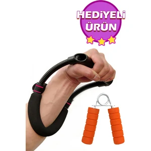Power Wrist Bilek ve Ön Kol Güçlendirme Aleti Kas Yapma Çalıştırma Spor Egzersiz Aleti El Yayı