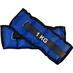 El ve Ayak Bilek Ağırlığı 2x1 kg Kum Torbası Korsesi Ağırlık Kas Güçlendirmek Pilates 1kg Mavi Set