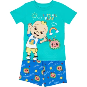 Babies Design Store Cocomelon Erkek Çocuk Alt Üst Şortlu Takım