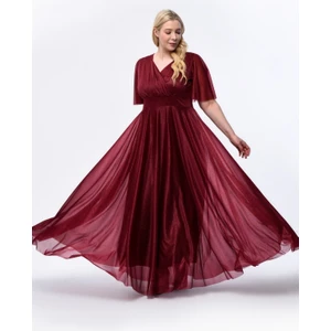 Işıltı Abiye Simli Tül Abiye