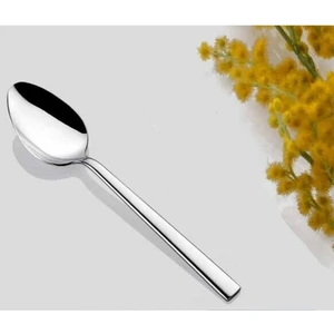 12 Parça Çay Kaşığ  Içme Karıştırma Espresso Kahve Kaşığı Için Paslanmaz Çelik 11CM Çay Kaşığı