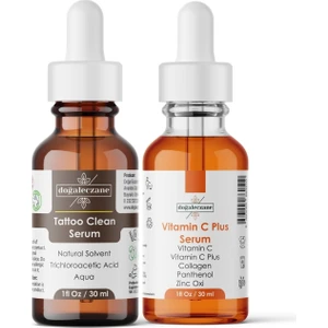 Doğal Eczane Dövme Silme Serum 2'li Set