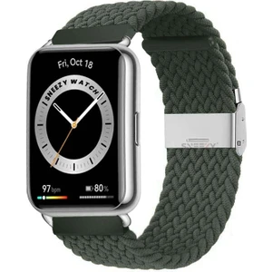Huawei Watch Fit 2 Ile Uyumlu Metal Klips Solo Fiberlink Örgü Kordon