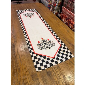 Tuğçe Demir Home Design Dama Kavanoz Desen Runner