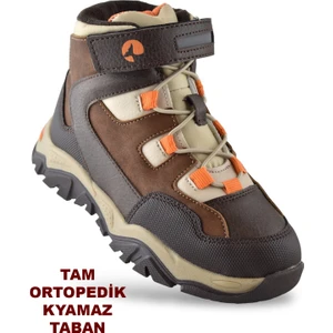 Barcelona Ortopedik Cırtlı Unisex Çocuk Bot Ayakkabı Çocuk Outdoor Bot