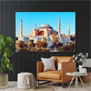 AR AJANS KANVAS TABLO Istanbulun Simgesi Ayasofya Manzarası Kanvas Tablo AR030207