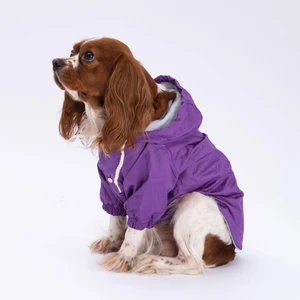 Mor Mont Köpek Mont Köpek Kıyafeti Köpek Yağmurluğu(Küçük-Büyük Irklar)