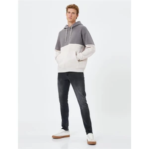 4Wam70045Mk 931 Antrasit Erkek Pamuk Jersey Sweatshirt