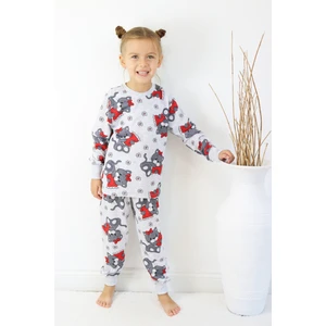 Harika Kids Kız Çocuk Baskılı Ince Basic Pijama Takımı