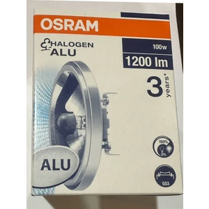 Halogen Alu 3050K (Sarı Işık) 100W 12V G53 Duylu Halospot (2 Adet)