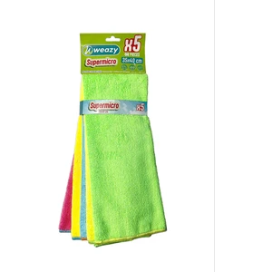 5'li Super Mikrofiber Çok Amaçlı Temizlik Bezi