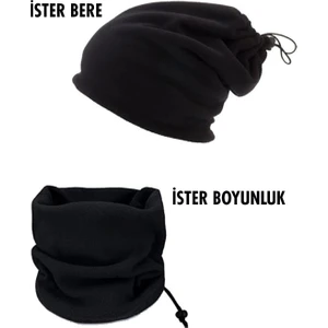 Unisex Polar Boyunluk Siyah Bere CAPPLBYBR01