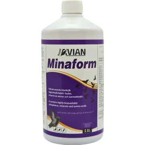 Royal Ilaç Minaform 1 Lt. Kafes Kuşlarında Kabuk ve Fosfor Desteği