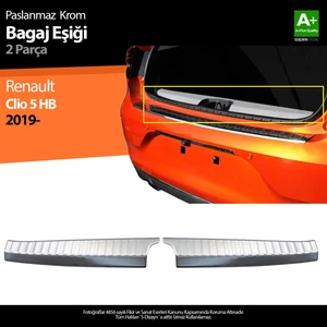 Renault Clio 5 Krom Bagaj Iç Eşiği 2 PRÇ.2019 ve Üzeri