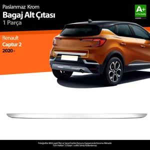 Renault Captur 2 Krom Bagaj Alt Çıtası 2020 Üzeri