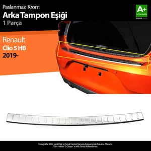 Renault Clio 5 Krom Arka Tampon Eşiği 2019 ve Üzeri