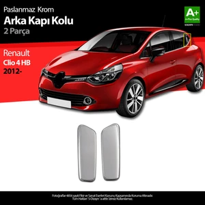 Renault Clio 4 HB Krom Arka Kapı Kolu 2 Prç. 2012-2019 A+ Kalite